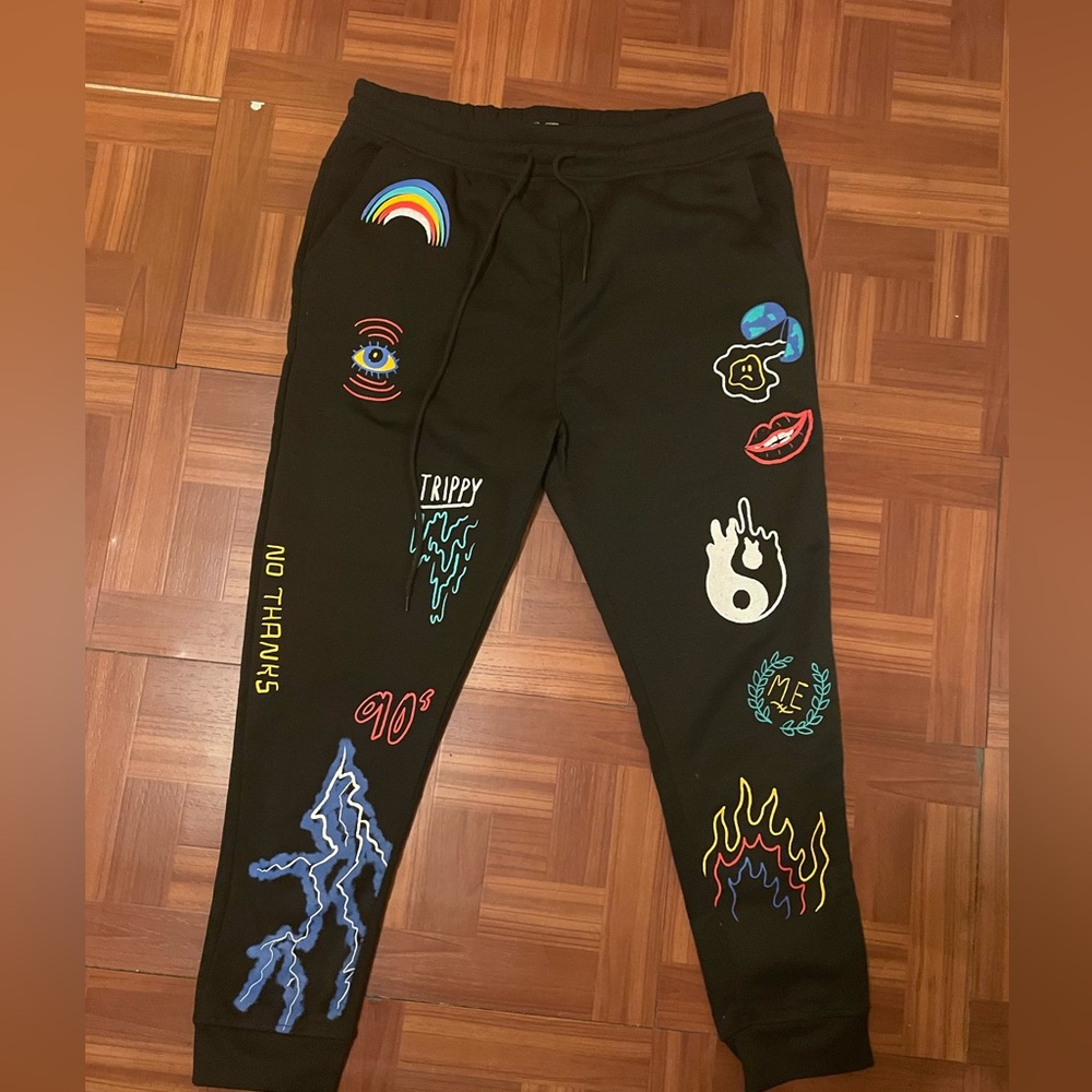 Black joggers